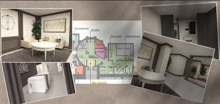 Płan SPA-zony novoj riezidiencii Łukašienko The plan of the SPA Lukashenka's new residence Płan SPA-zony novaj rezidencyi Łukašenki