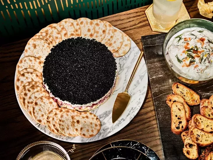 Four-Layer Caviar Dip