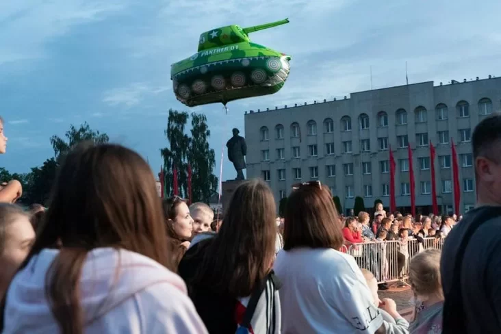 Дзень Незалежнасці ў Гродне ў 2021 годзе. Фота: Hrodna.life