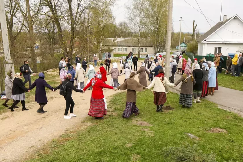 Падчас правядзення абрада "Лука"