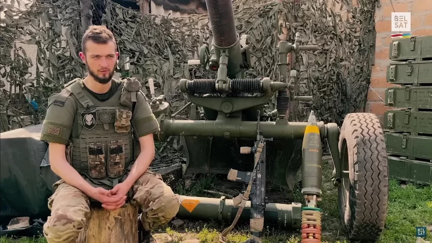 Bajec pałka Kalinoŭskaha A fighter of the Kalinovsky regiment Bojec połka Kalinovskoho