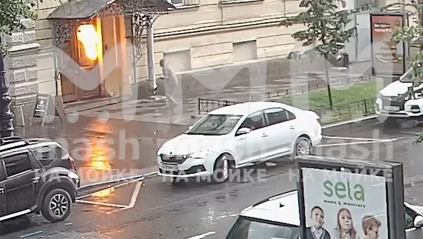  An attempt to set fire to the Military Commissariat Popytka podžieč vojennyj komissariat Sproba padpału vajenkamata 