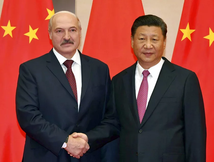 Alaksandr Łukašenka i Si Czińpin Aleksandr Łukašienko i Si Czińpin Alexander Lukashenko and Xi Jinping 