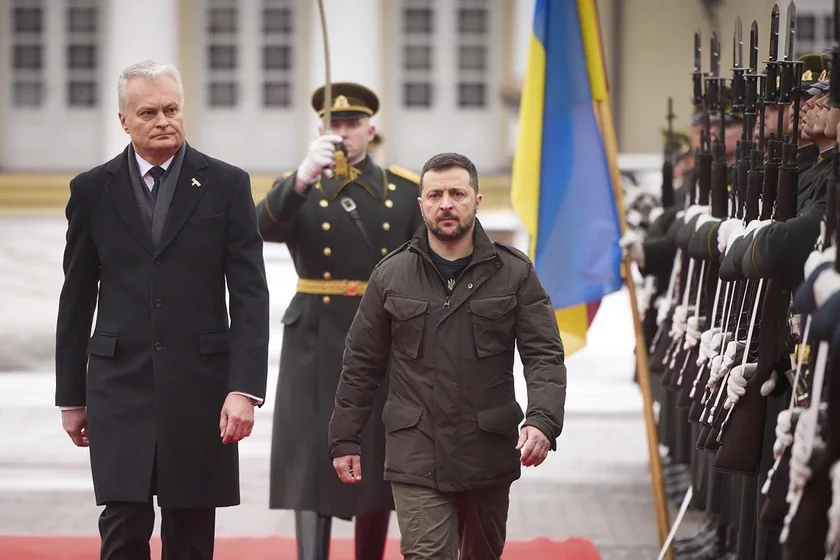 Vładimir Zielenskij v Vilniusie Vladimir Zelensky in Vilnius Uładzimir Zialenski ŭ Vilna 