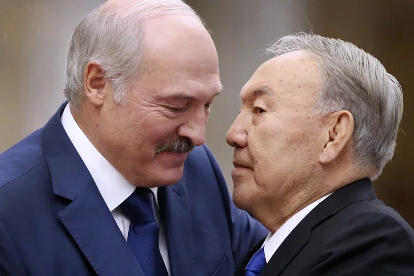 Alexander Lukashenko Nursultan Nazarbayev Alaksandr Łukašenka Nursułtan Nazarbajeŭ Aleksandr Łukašienko Nursułtan Nazarbajev