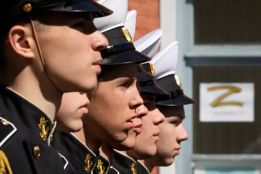 Navy school cadets Кадэты ваенна-марскога вучылішча Кадеты военно-морского училища