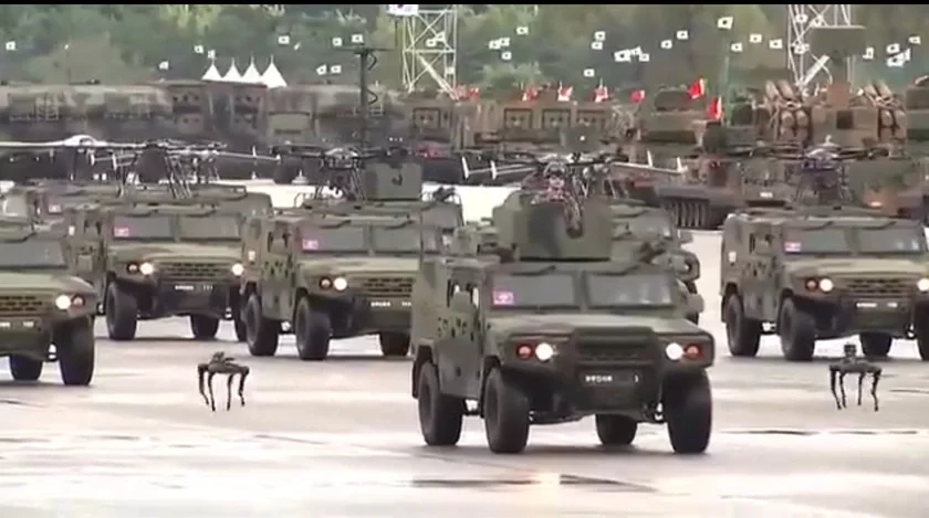 Vajenny parad u Sieule military parade in Seoul Vojennyj parad v Sieule