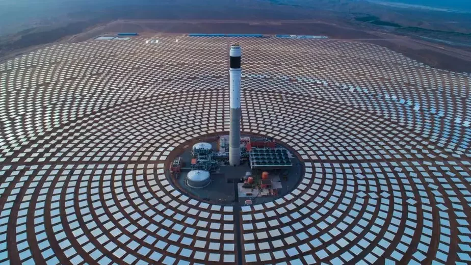 Солнечная тепловая электростанция в Марокко. Фото: Xinhua