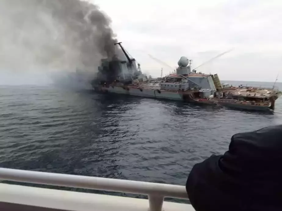 Уничтожение российского крейсера «Москва» — одна из самых значительных побед Украины в начале войны. Фото: OSINTtechnical